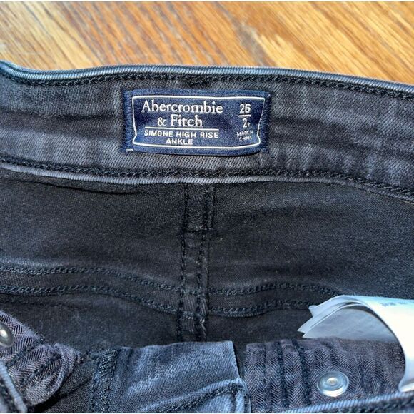 Abercrombie & Fitch Simone High Ankle Rise Super Skinny jeans Size 2 - Picture 9 of 16